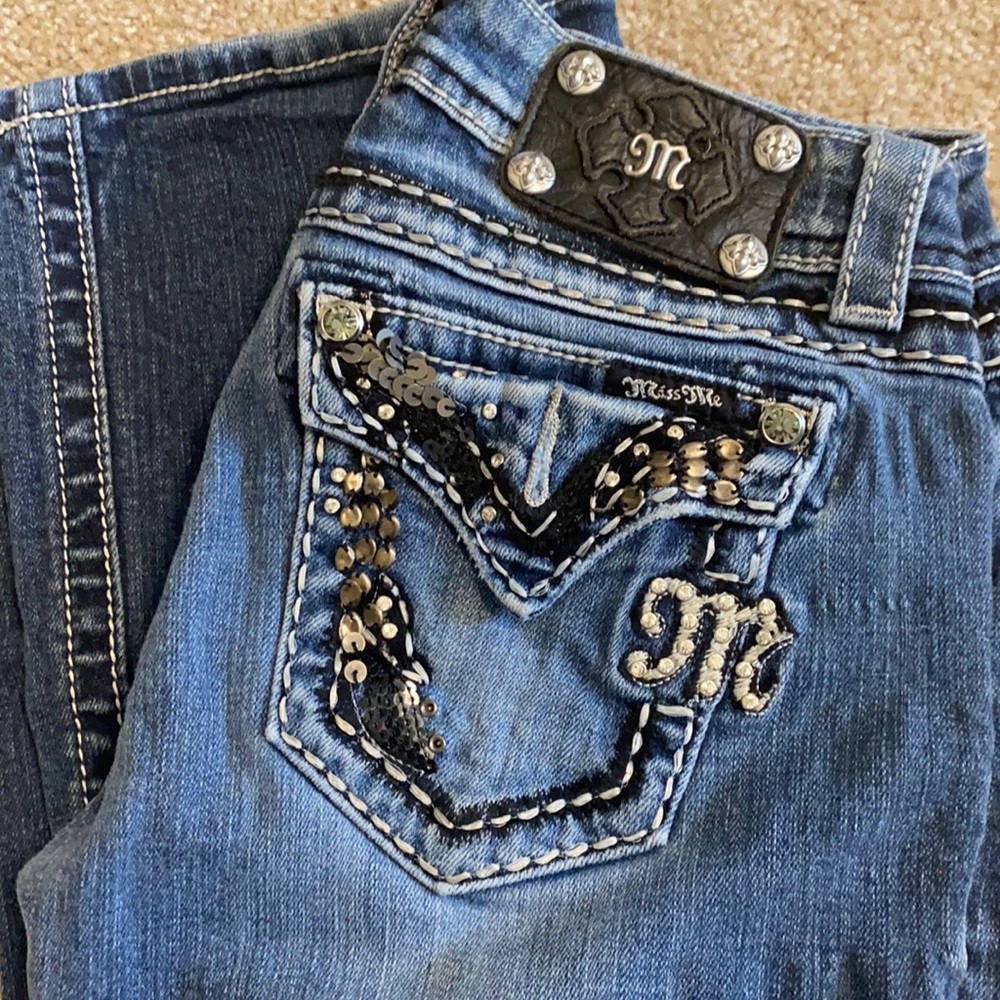 Angel Wing Miss Me Jeans